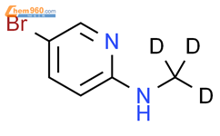 3-溴-6-(甲氨基-d3)吡啶结构式图片|1185306-63-1结构式图片