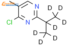 4-氯-5-甲基-2-(异丙基-d7)-嘧啶结构式图片|1185306-72-2结构式图片