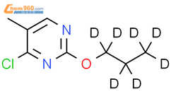 4-氯-5-甲基-2-(n-丙氧基-d7)-嘧啶结构式图片|1185308-61-5结构式图片