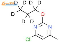 4-氯-6-甲基-2-(n-丙氧基-d7)-嘧啶