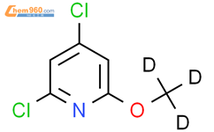 2,4-二氯-6-(甲氧基-d3)吡啶结构式图片|1185313-52-3结构式图片