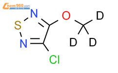 3-氯-4-(甲氧基-d3)-1,2,5-噻二唑结构式图片|1185313-81-8结构式图片