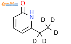 2-羟基-6-(乙基-d5)吡啶结构式图片|1185313-86-3结构式图片