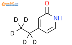 2-羟基-4-(乙基-d5)吡啶结构式图片|1185313-96-5结构式图片