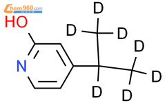 2-羟基-4-(异丙基-d7)吡啶结构式图片|1185314-29-7结构式图片