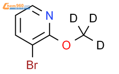 3-溴-2-(甲氧基-d3)吡啶结构式图片|1185314-35-5结构式图片