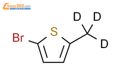 2-溴-5-(甲基-d3)噻吩结构式图片|1185314-55-9结构式图片
