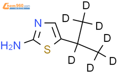 2-氨基-5-(异丙基-d7)-噻唑结构式图片|1185315-59-6结构式图片