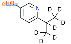 3-羟基-6-(异丙基-d7)-吡啶结构式图片|1185317-67-2结构式图片