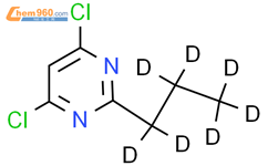 4,6-二氯-2-(n-丙基-d7)-嘧啶结构式图片|1185317-68-3结构式图片