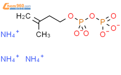 二甲基烯丙基二磷酸三铵盐结构式图片|1186-30-7结构式图片