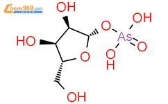 β-D-核苷酸砷酸1-酯(H3AsO4)结构式图片|1186022-58-1结构式图片