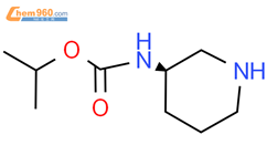 (R)-哌啶-3-基氨基甲酸异丙酯结构式图片|1186123-48-7结构式图片