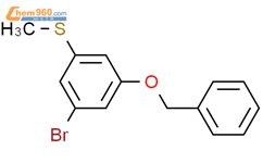 1-溴-3-(甲硫基)-5-(苯基甲氧基)苯结构式图片|1186604-86-3结构式图片