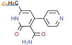 [4,4'-Bipyridine]-3-carboxamide, 1,2-dihydro-6-methyl-2-oxo-结构式图片|118803-98-8结构式图片