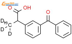 酮基布洛芬-13C,d3「CAS号：1189508-77-7」 – 960化工网