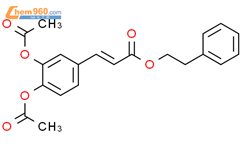 (E)-4-(3-oxo-3-phenethoxyprop-1-enyl)-1,2-phenylene diacetate结构式图片|118971-54-3结构式图片