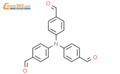 三(4-甲酰苯基)胺结构式图片|119001-43-3结构式图片