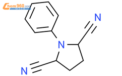 1-苯基吡咯烷-2,5-二甲腈结构式图片|1190129-82-8结构式图片
