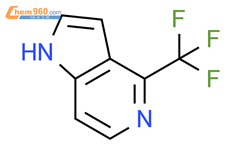 4-(三氟甲基)-1H-吡咯并[3,2-c]吡啶结构式图片|1190309-89-7结构式图片