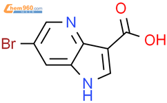 6-溴-1H-吡咯并[3,2-b]吡啶-3-羧酸结构式图片|1190319-56-2结构式图片