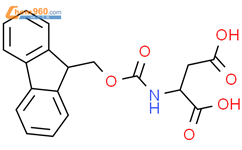 Fmoc-L-天冬氨酸结构式图片|119062-05-4结构式图片