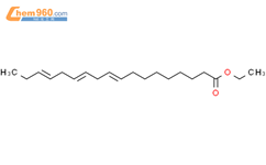 亚麻酸乙酯结构式图片|1191-41-9结构式图片