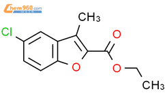 5-氯-3-甲基苯并呋喃-2-甲酸乙酯结构式图片|119138-73-7结构式图片