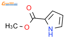 2-吡咯甲酸甲酯结构式图片|1193-62-0结构式图片