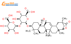 甘草皂苷E2结构式图片|119417-96-8结构式图片