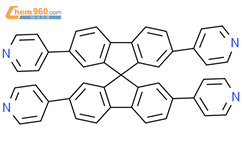 4,4',4'',4''-(9,9'-螺并[9H-芴]-2,2',7,7'-四基)四-吡啶结构式图片|1195403-94-1结构式图片