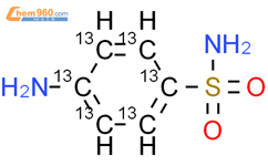 磺胺-13C6标准品结构式图片|1196157-89-7结构式图片