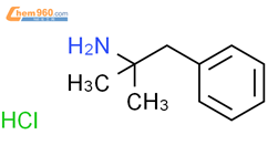 1-甲基-3-苯基丙胺盐酸盐结构式图片|1197-21-3结构式图片