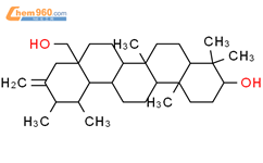 27-Norurs-14-烯-3,28-二醇，13-甲基-（3a，13a）-（9CI）结构式图片|119708-41-7结构式图片