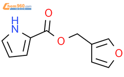 1H-吡咯-2-羧酸 3-呋喃基甲酯结构式图片|119767-00-9结构式图片