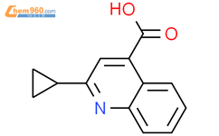 2-环丙基-喹啉-4-羧酸结构式图片|119778-64-2结构式图片