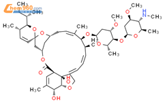 甲氨基阿维菌素结构式图片|119791-41-2结构式图片