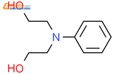 N,N-二羟乙基苯胺结构式图片|120-07-0结构式图片