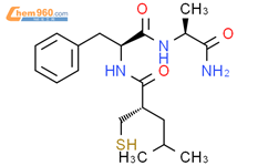 L-Alaninamide,N-[(2S)-2-(mercaptomethyl)-4-methyl-1-oxopentyl]-L-phenylalanyl- (9CI)结构式图片|120020-30-6结构式图片