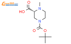 (3R)-4-Methyl-piperazine-1,3-dicarboxylic acid 1-tert-butyl ester结构式图片|1201630-69-4结构式图片