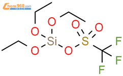 三乙氧基甲硅烷基三氟甲磺酸酯结构式图片|120541-70-0结构式图片