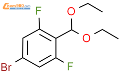 5-溴-2-二乙氧基甲基-1,3-二氟苯结构式图片|1206630-22-9结构式图片