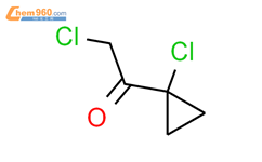 (9ci)-2-氯-1-(1-氯环丙基)-乙酮结构式图片|120983-72-4结构式图片