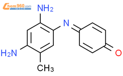 4-[(2,4-二氨基-5-甲基苯基)亚氨基]-2,5-环己二烯-1-酮结构式图片|121-23-3结构式图片