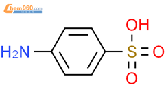 对氨基苯磺酸结构式图片|121-57-3结构式图片