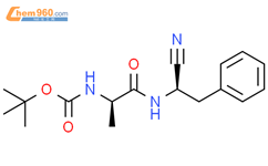 (S)-1-((S)-1-氰基-2-苯基乙基氨基)-1-氧代丙-2-基氨基甲酸叔丁酯结构式图片|1212138-24-3结构式图片