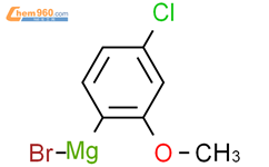 4-氯-2-甲氧基苯基溴化镁结构式图片|1213256-49-5结构式图片
