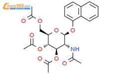 1-萘基 2-乙酰氨基-3，4，6-O-三乙酰基-2-脱氧-BETA-D-吡喃葡萄糖苷
