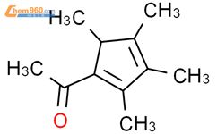 乙酮，1-（2,3,4,5-四甲基-1,3-环戊二烯-1-基）-结构式图片|121506-82-9结构式图片