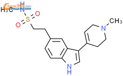 N-甲基-3-(1,2,3,6-四氢-1-甲基-4-吡啶)-1H-吲哚-5-乙烷磺酰胺结构式图片|121679-20-7结构式图片